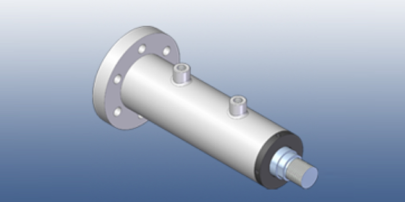 FRONT FLANGE SQUARE MECHANICAL CYLINDERS