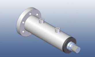 FRONT FLANGE SQUARE MECHANICAL CYLINDERS